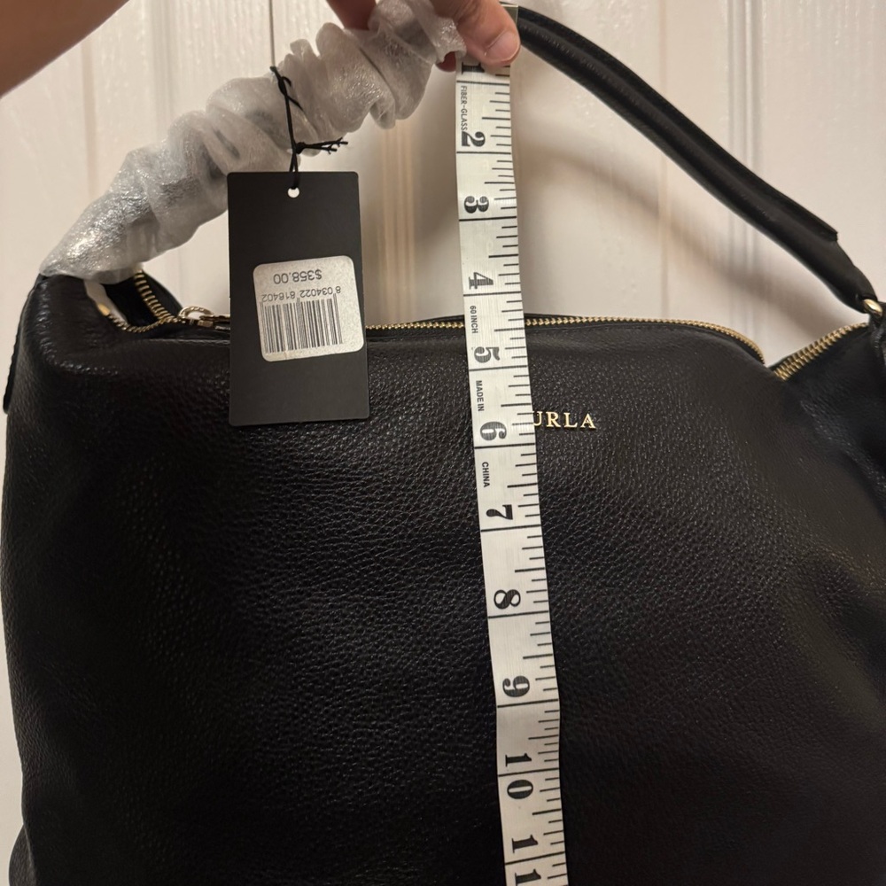 Furla Black Leather hobo Women's Bag - Picture 10 of 10